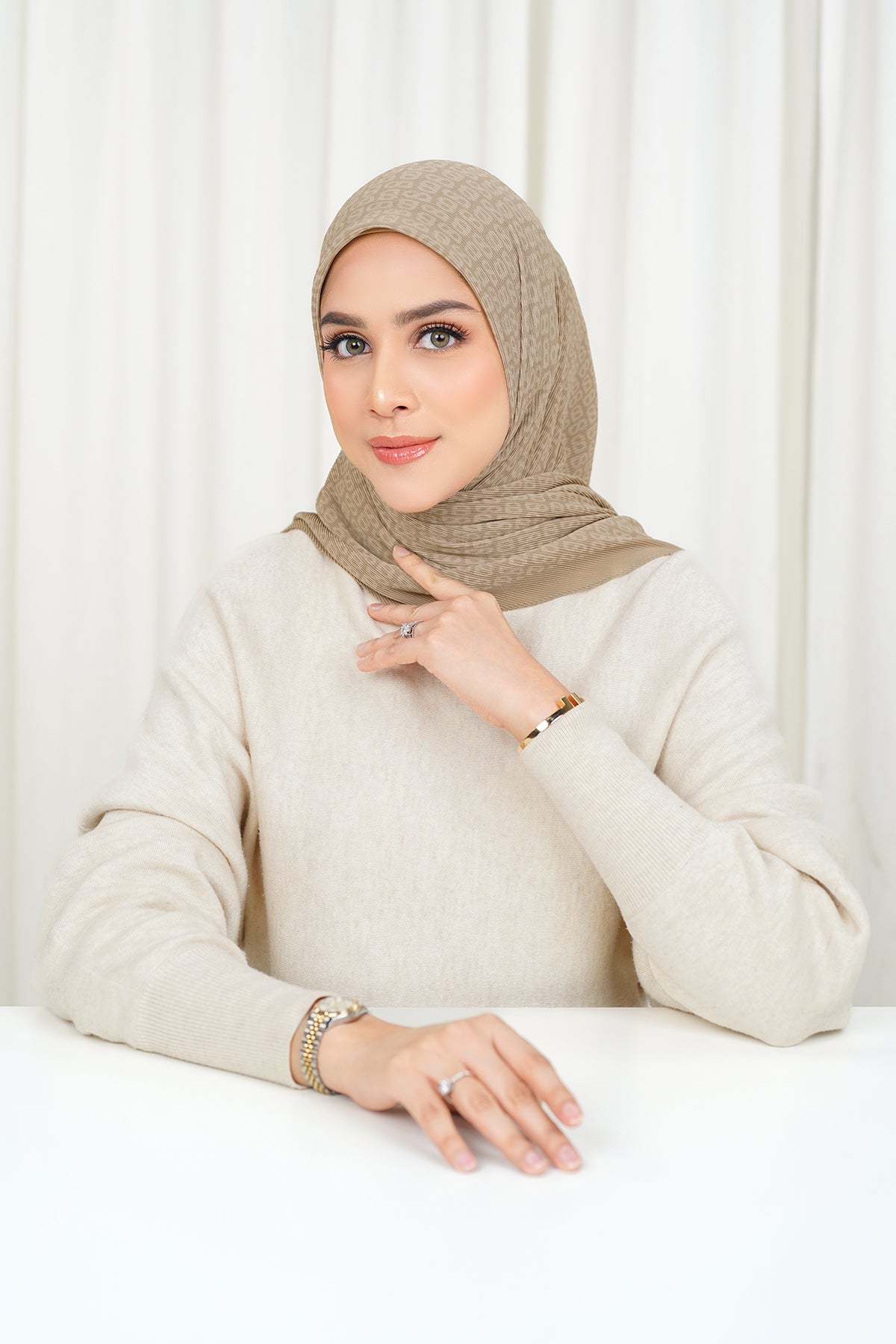 Buttonscarves The Tapis Monogram Collection