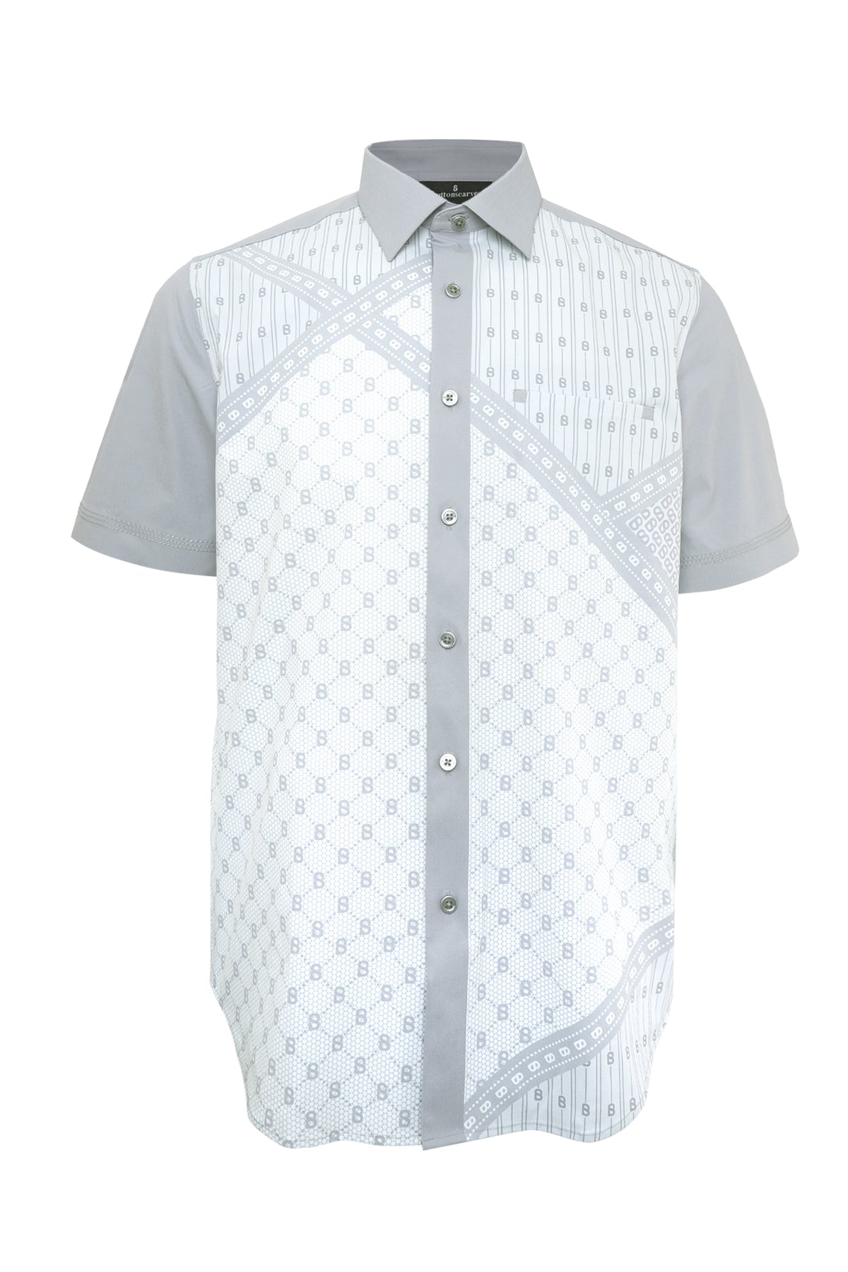ZYSWP Men's Short Sleeve Shirts Summer Monochrome Cotton Half Sleeve  Clothes Men's Shirts (Color : Gray, Size : XL Code) : : Home