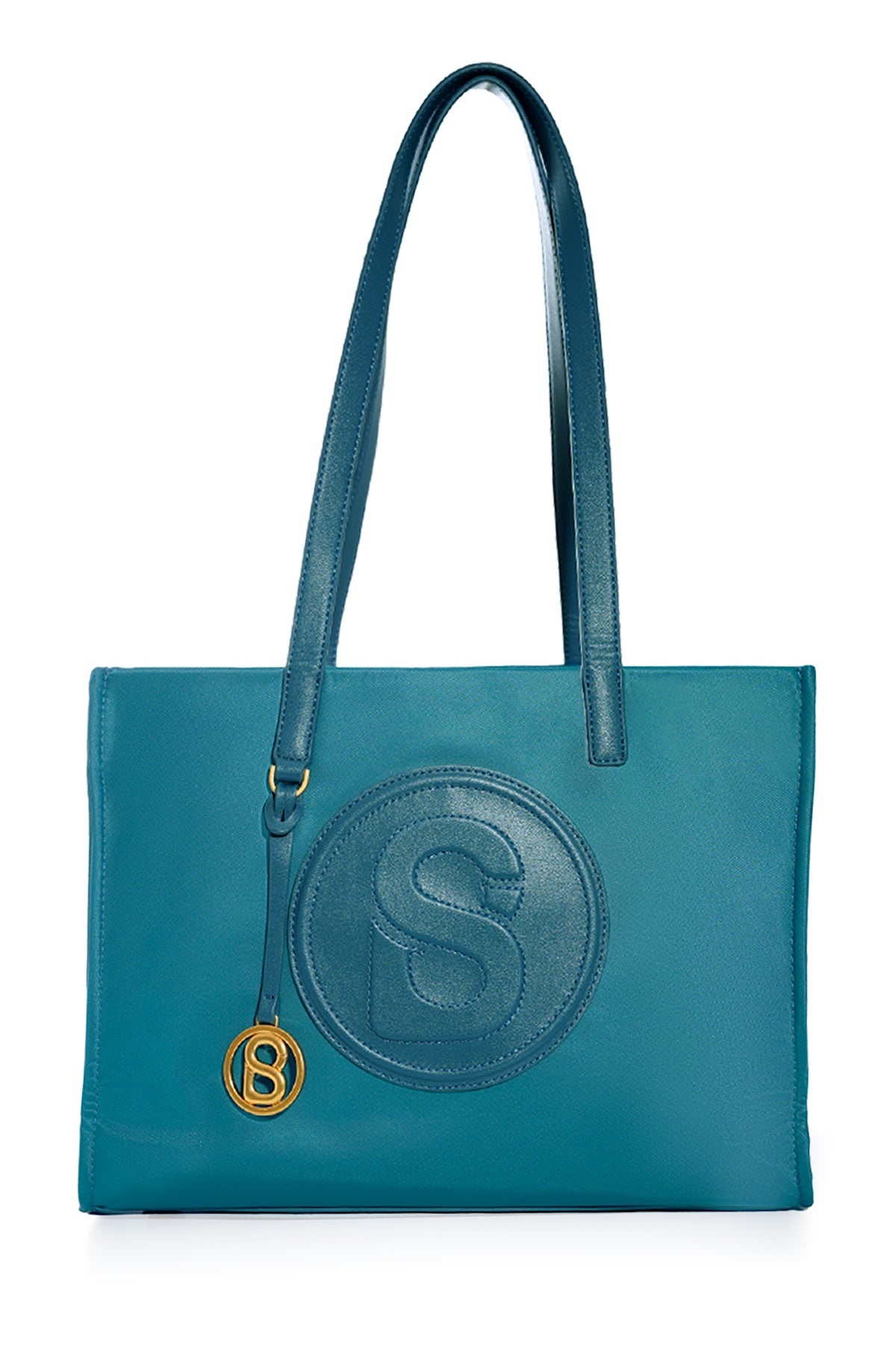 Tapis Aaliya Printed Tote Bag - Teal