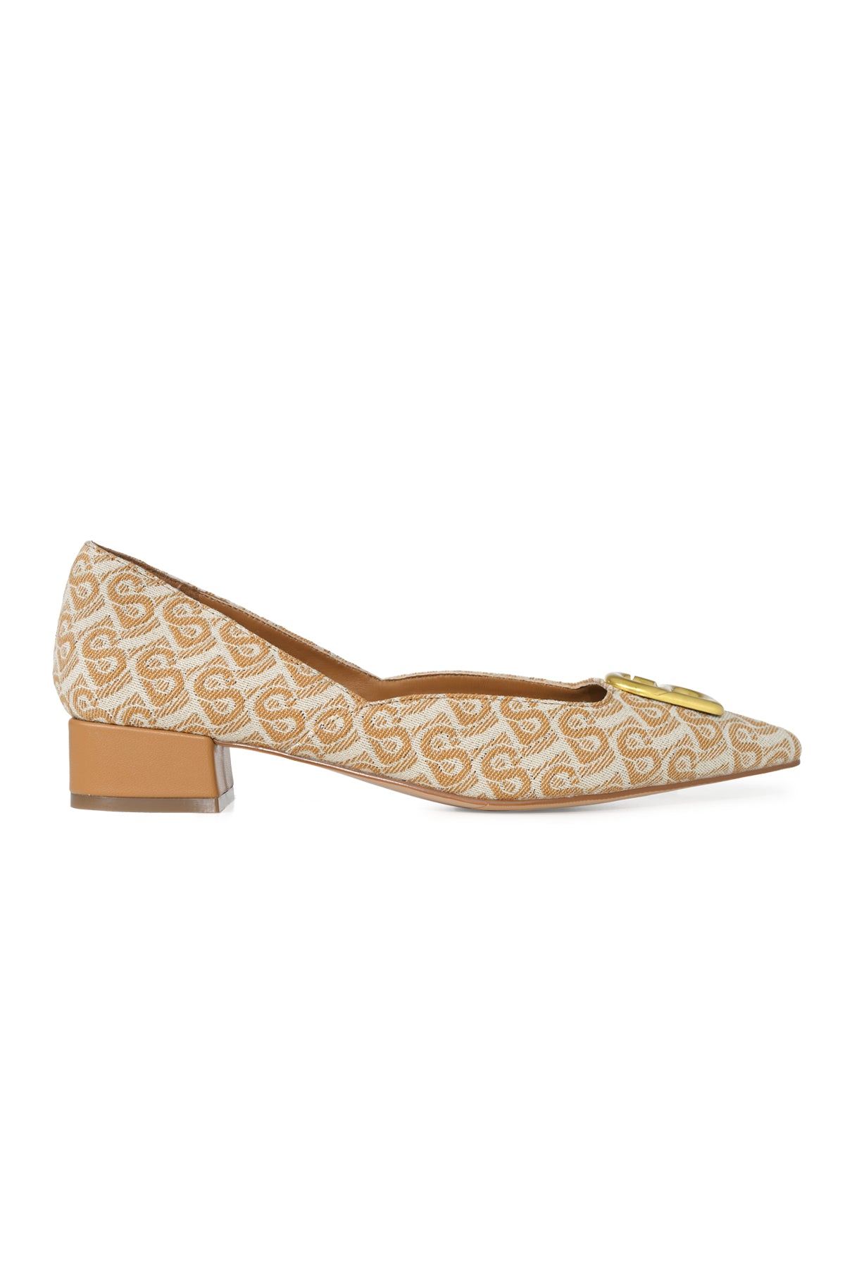 Alma Jacquard Shoes - Amber