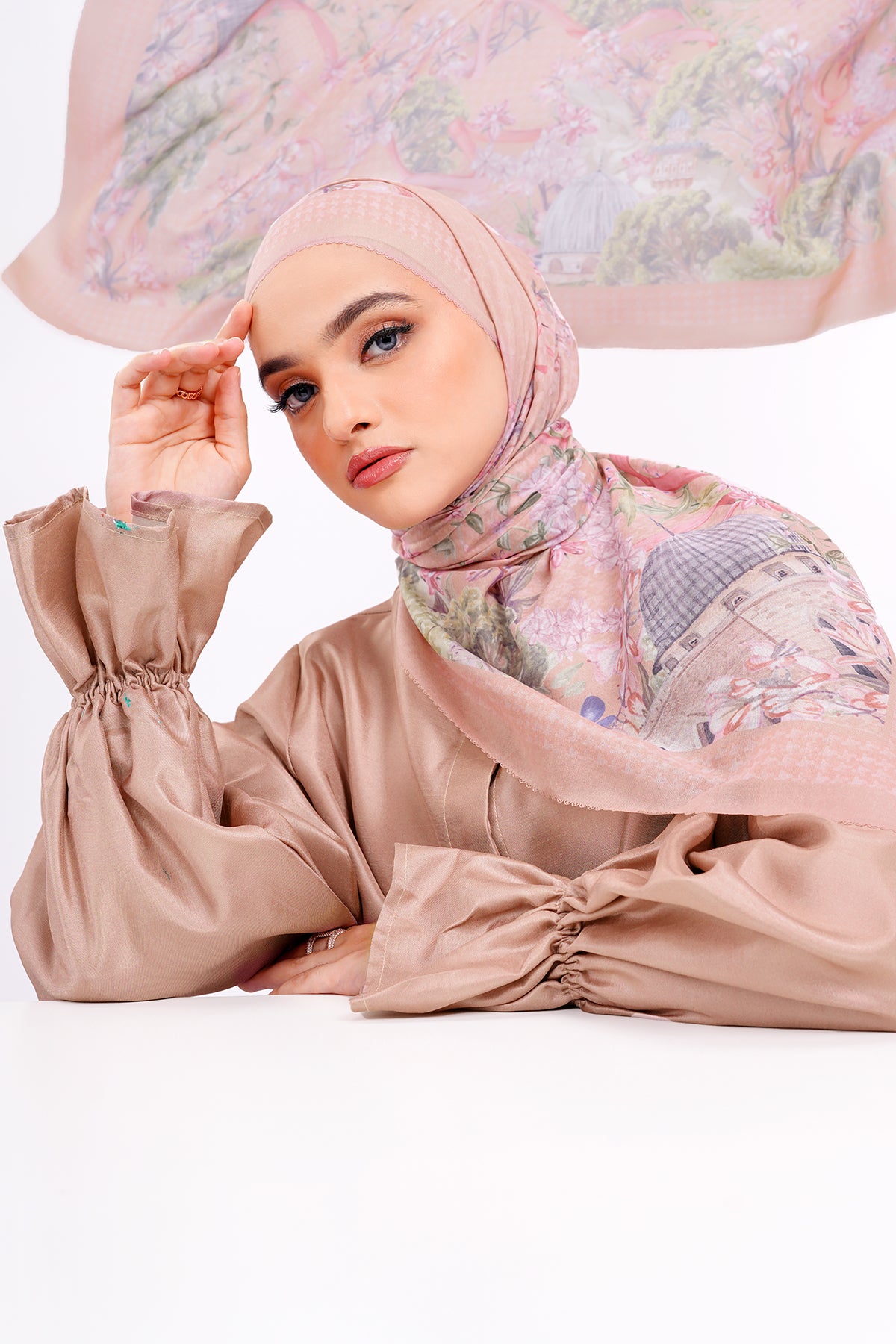 Al Aqsa Voile Square - Dusty Pink