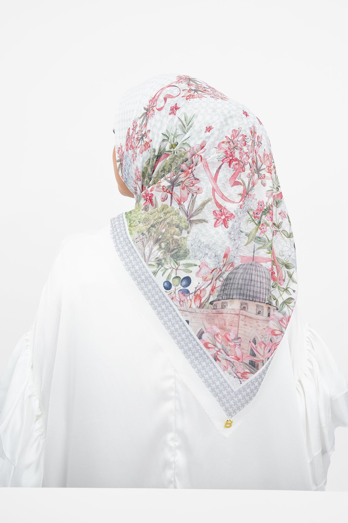 Al Aqsa Voile Square - White