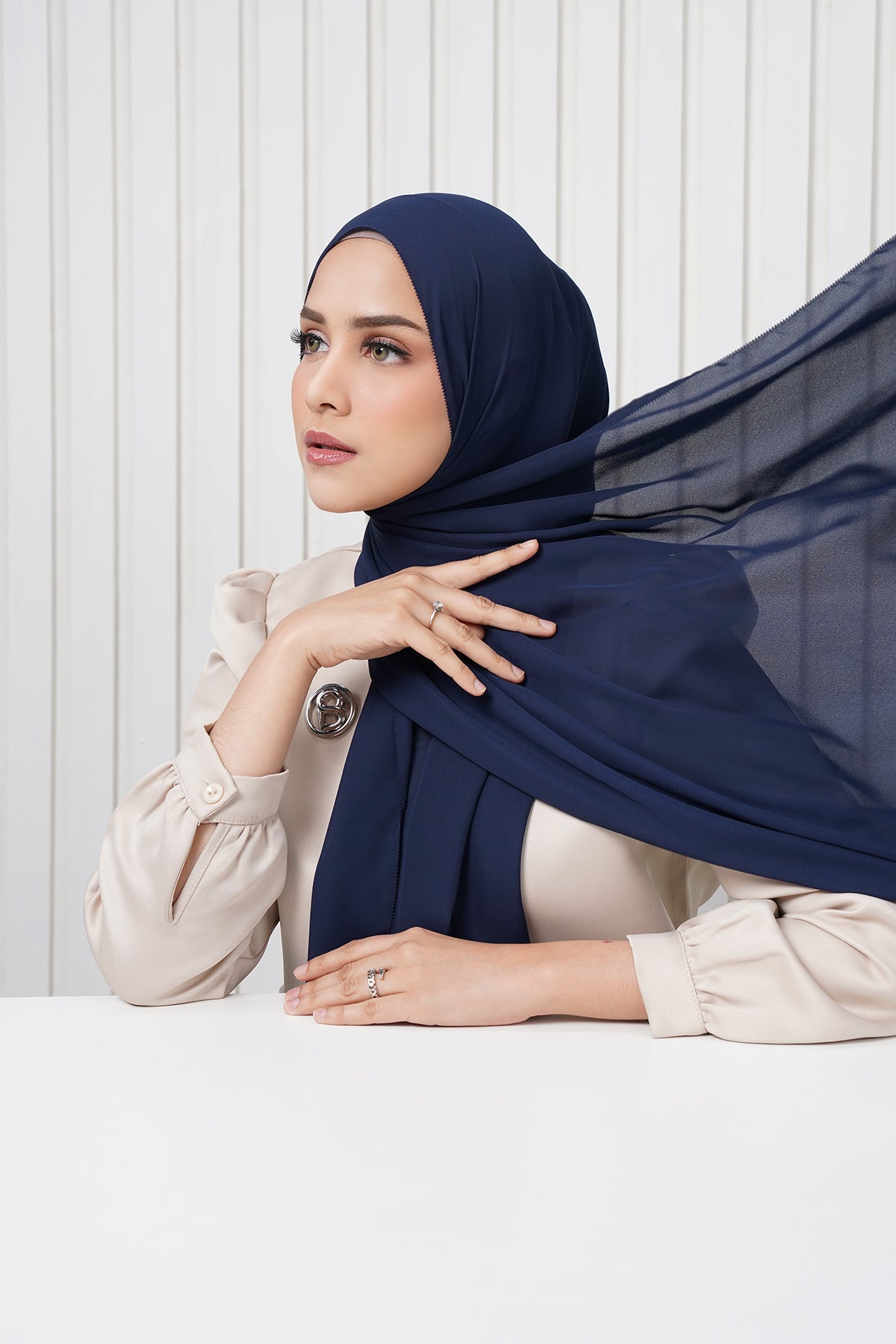 Cassie Shawl - Navy