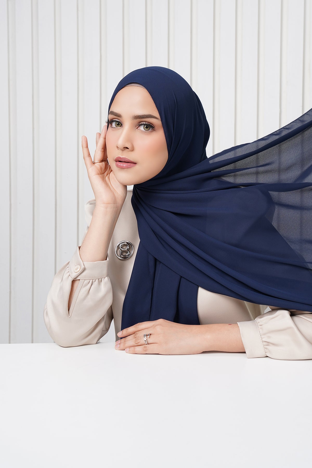 Cassie Shawl - Navy