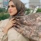 Singapore Satin Shawl - Cinnamon