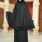 Ultra Fine Lace Prayer Robe - Black