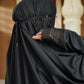 Ultra Fine Lace Prayer Robe - Black