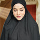 Ultra Fine Lace Prayer Robe - Black