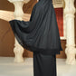 Ultra Fine Lace Prayer Robe - Black