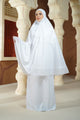 Ultra Fine Lace Prayer Robe - White