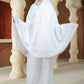 Ultra Fine Lace Prayer Robe - White