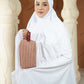 Ultra Fine Lace Prayer Robe - White