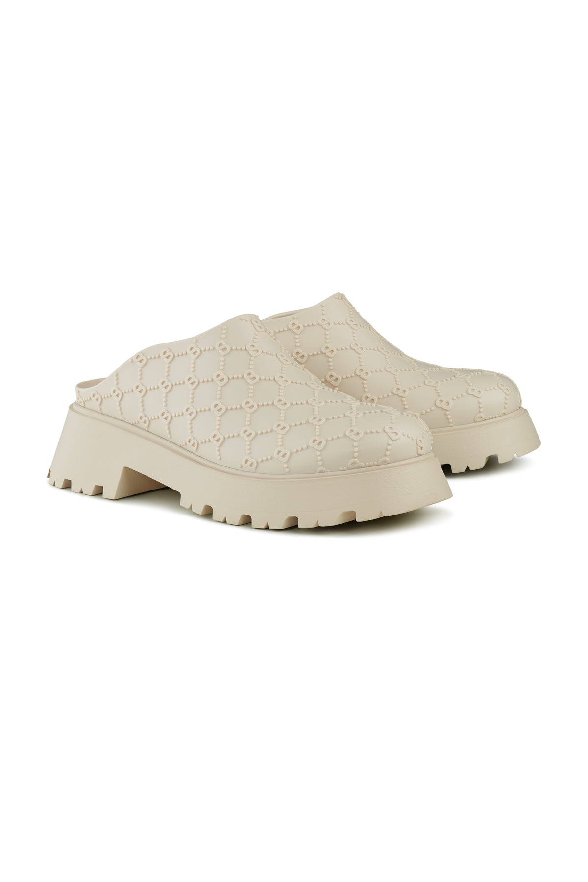 Beverly Platform Sandal - Chalk