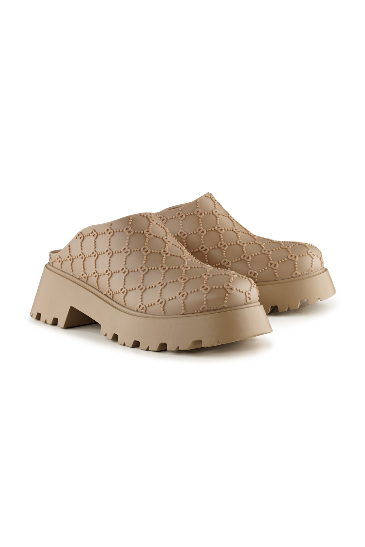 Beverly Platform Sandal - Tan