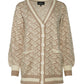 Bimu Cardigan With Button - Beige