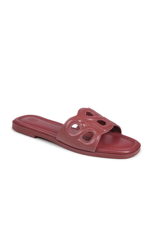 Clea Sandal - Maroon