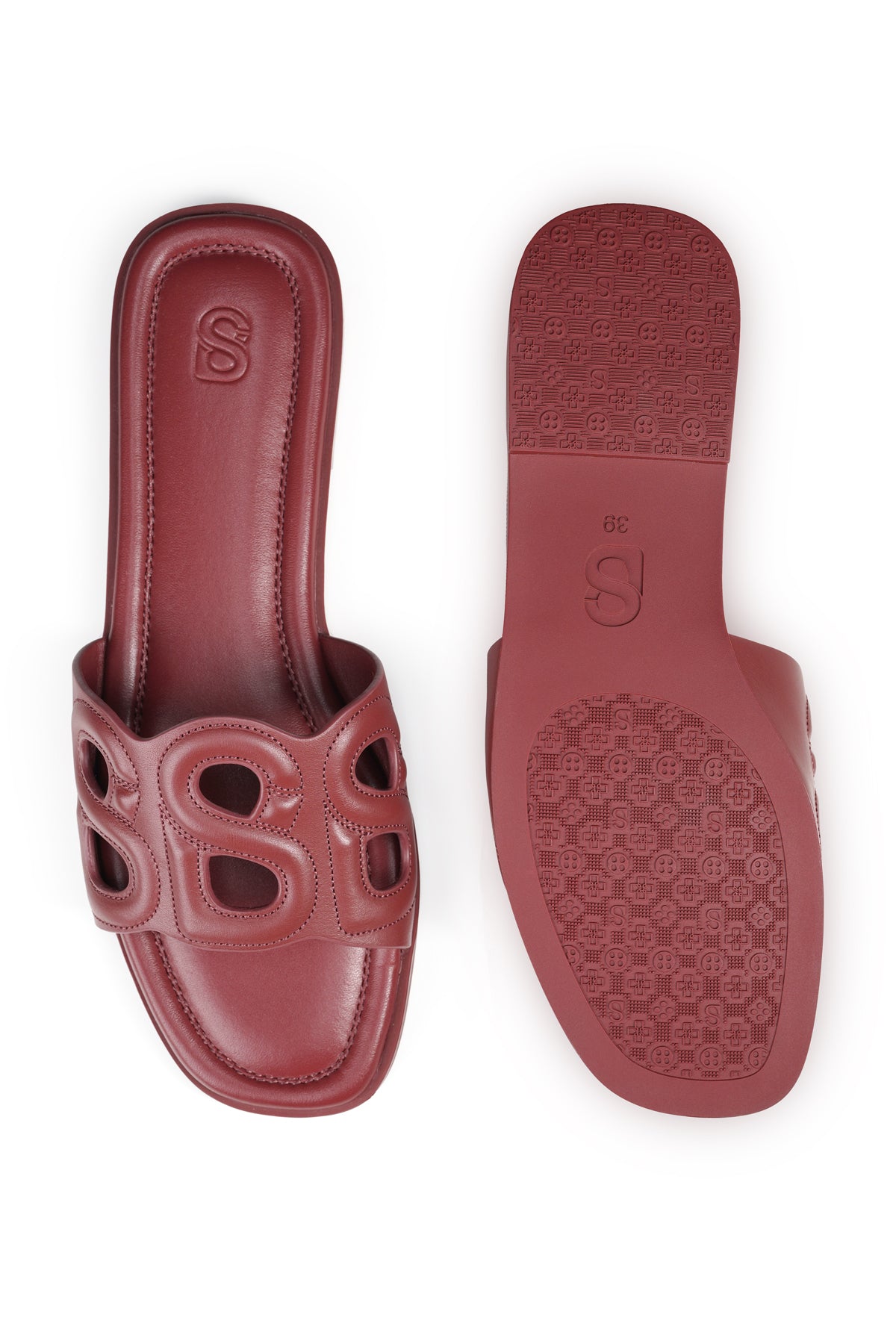 Clea Sandal - Maroon