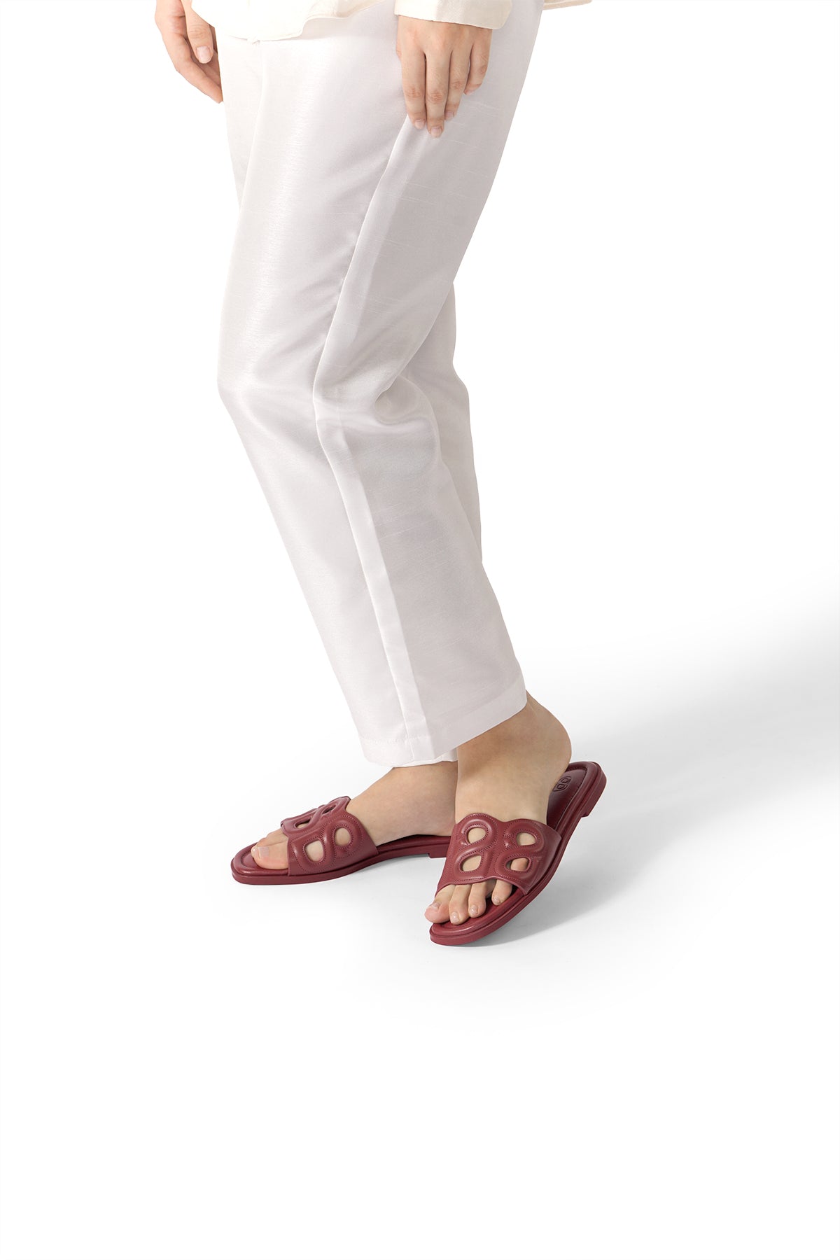 Clea Sandal - Maroon