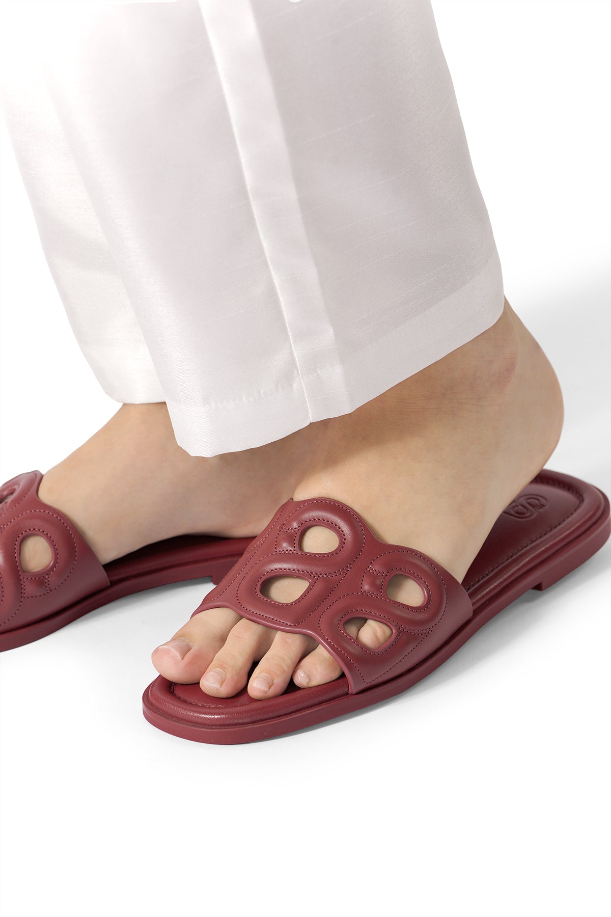 Clea Sandal - Maroon