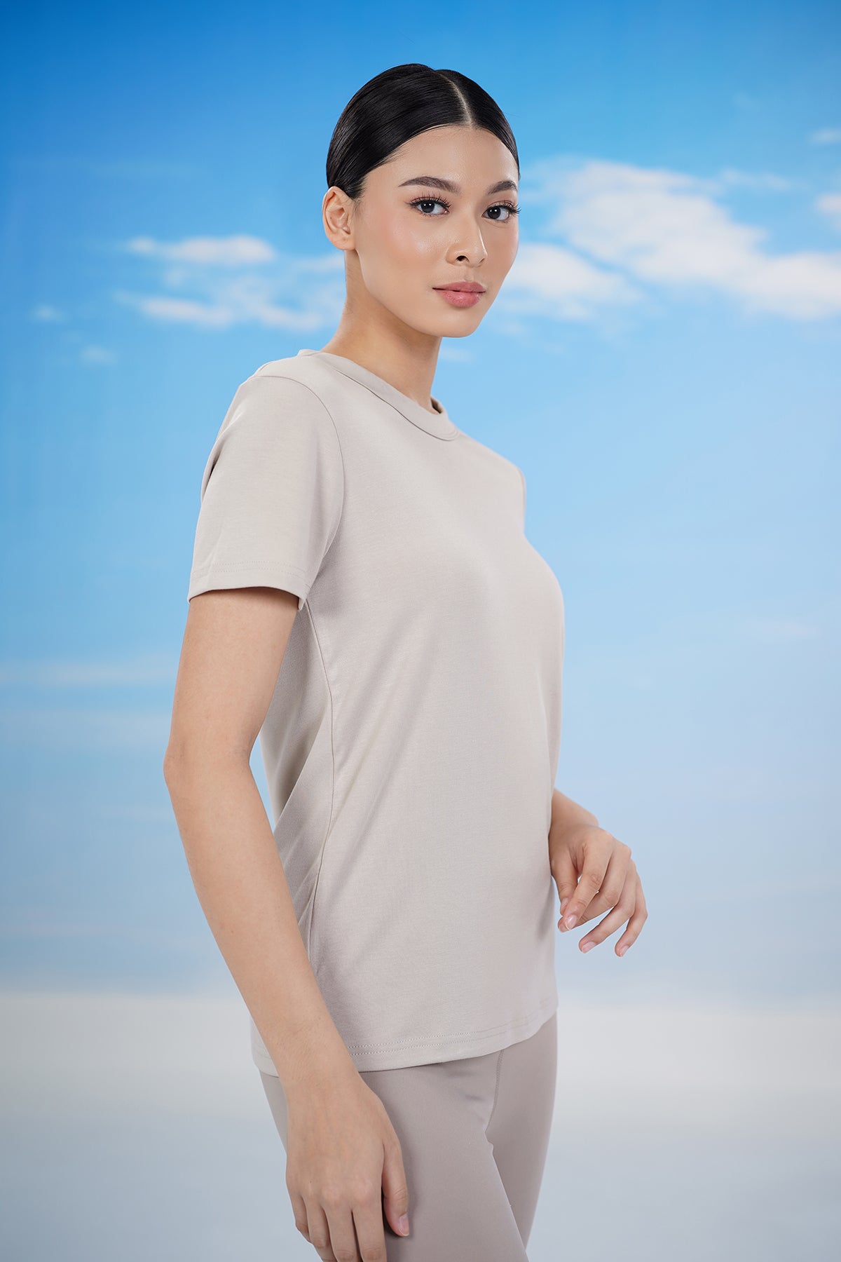 Everyday Inner Short Sleeves - Taupe