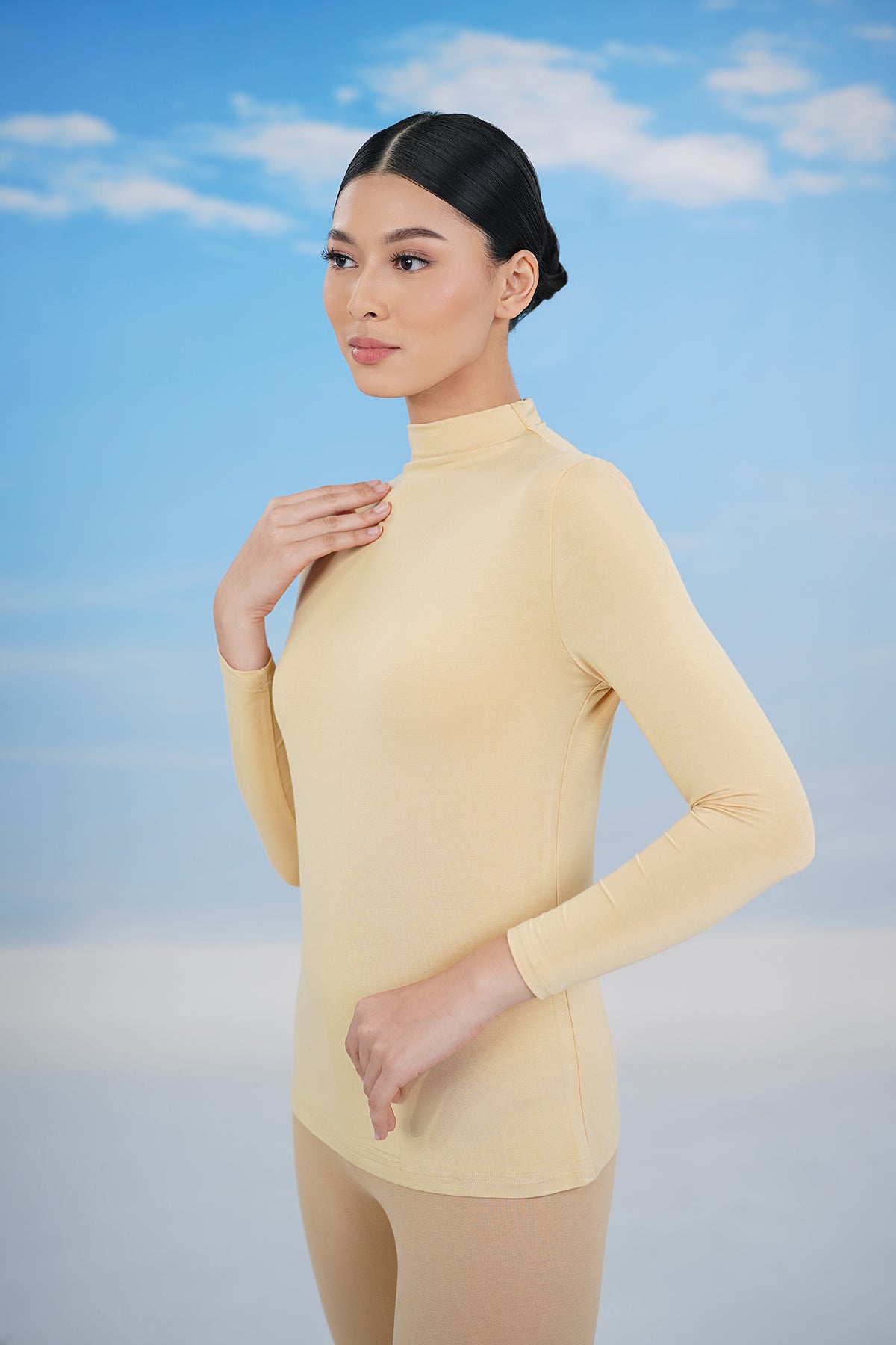 Everyday Inner Long Sleeves - Almond