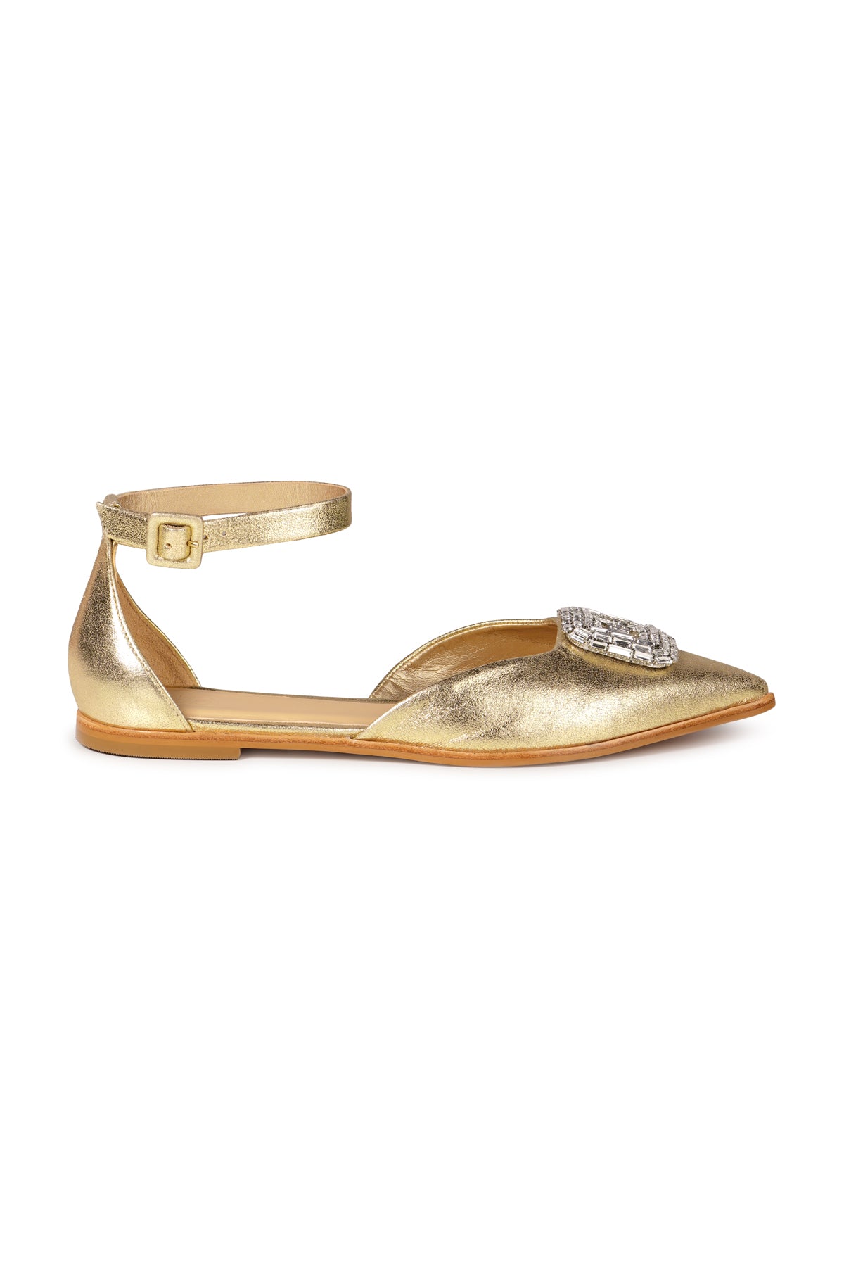 Danica Flat Shoes - Gold