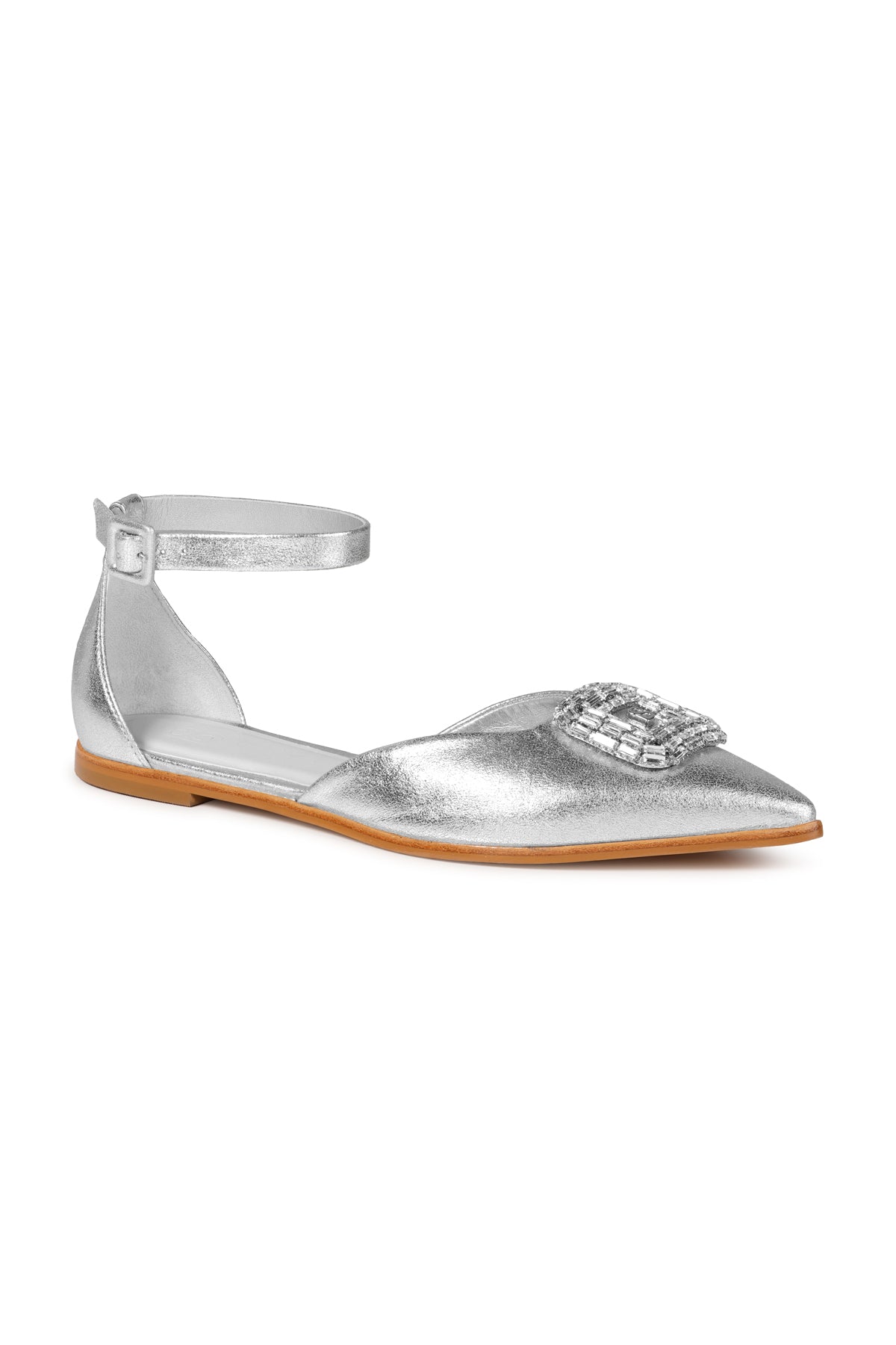 Danica Flat Shoes - Silver