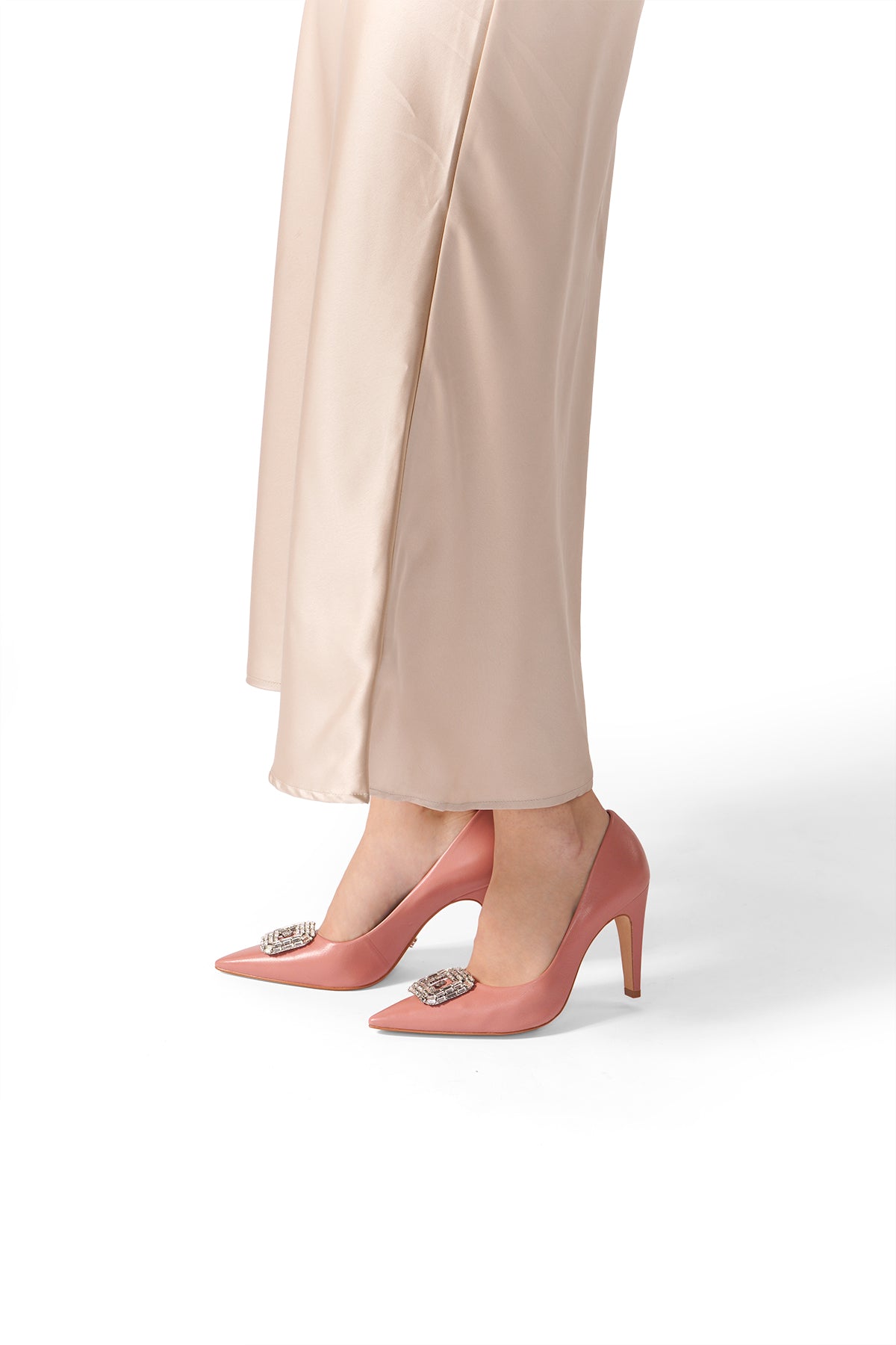 Danica Heels Dusty Rose Buttonscarves