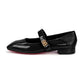 Deux Mary Janes - Black