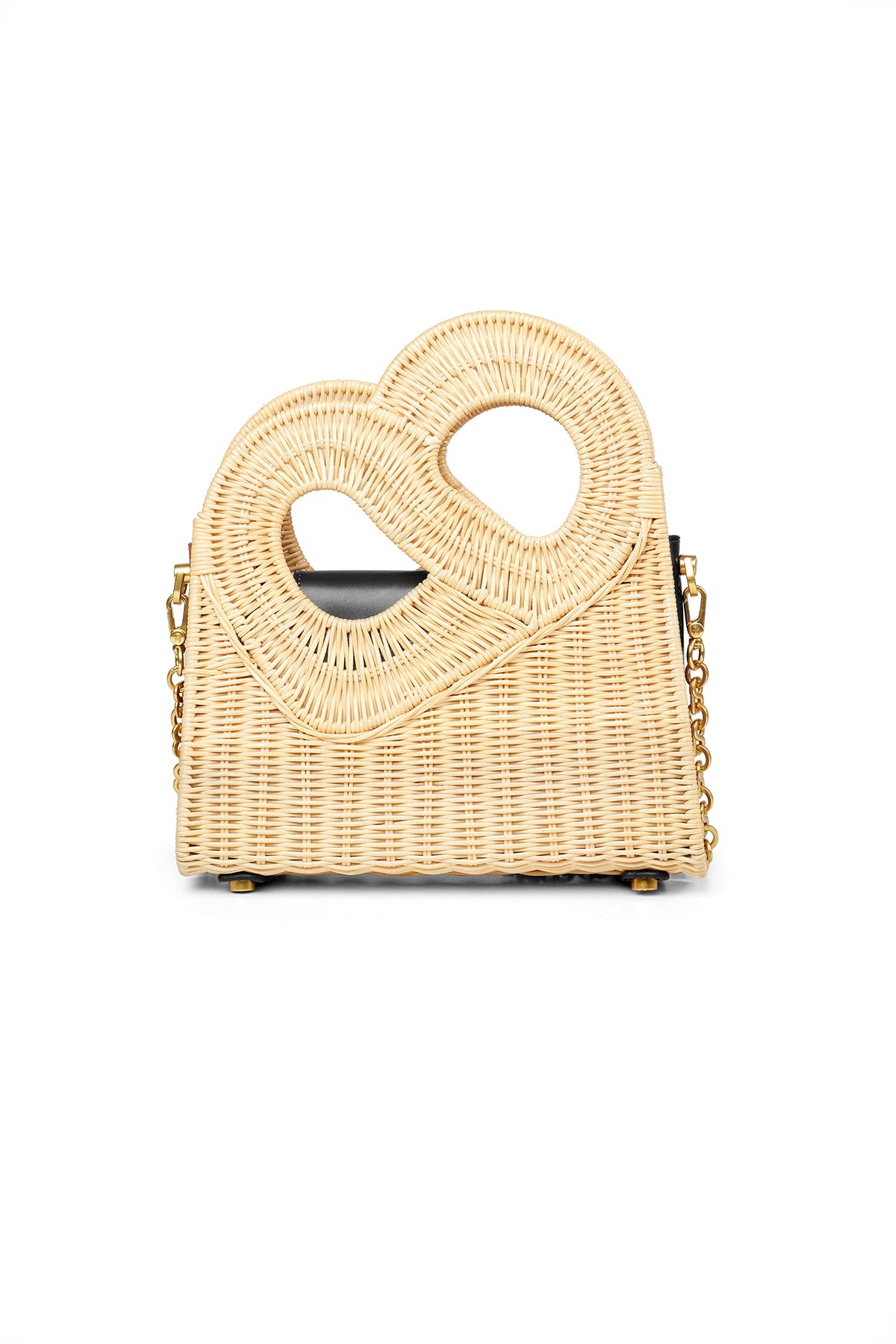 Hold Me Rattan Bag Medium - Black