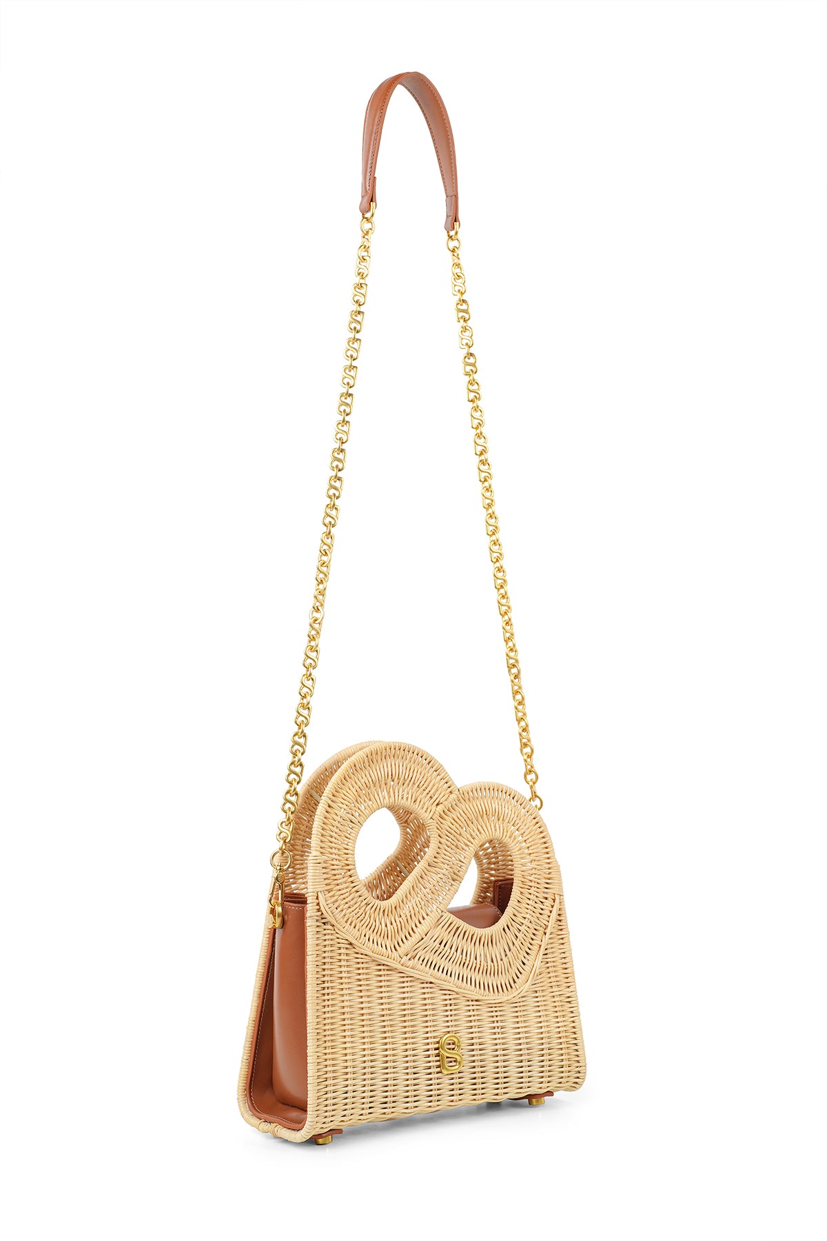 Hold Me Rattan Bag Medium - Caramel