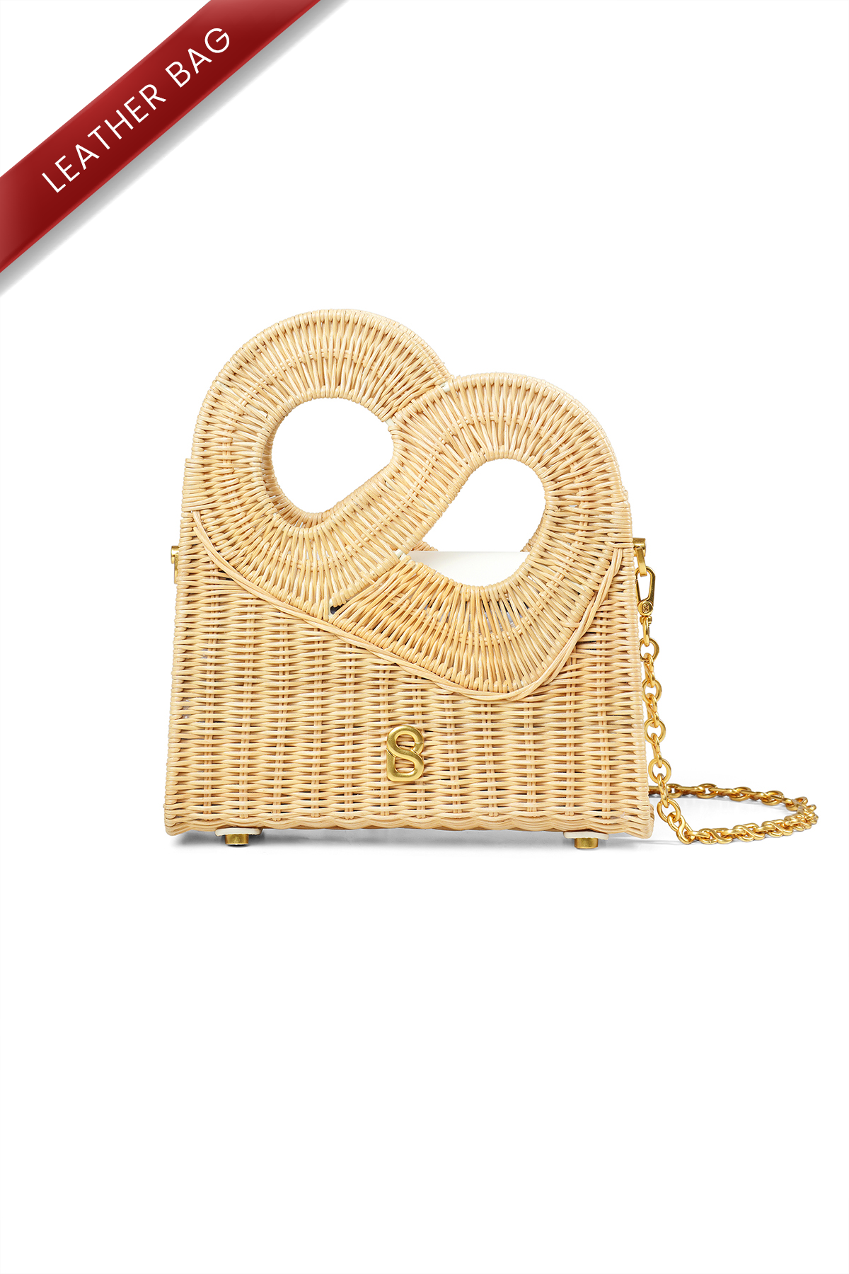 Hold Me Rattan Bag Medium - White