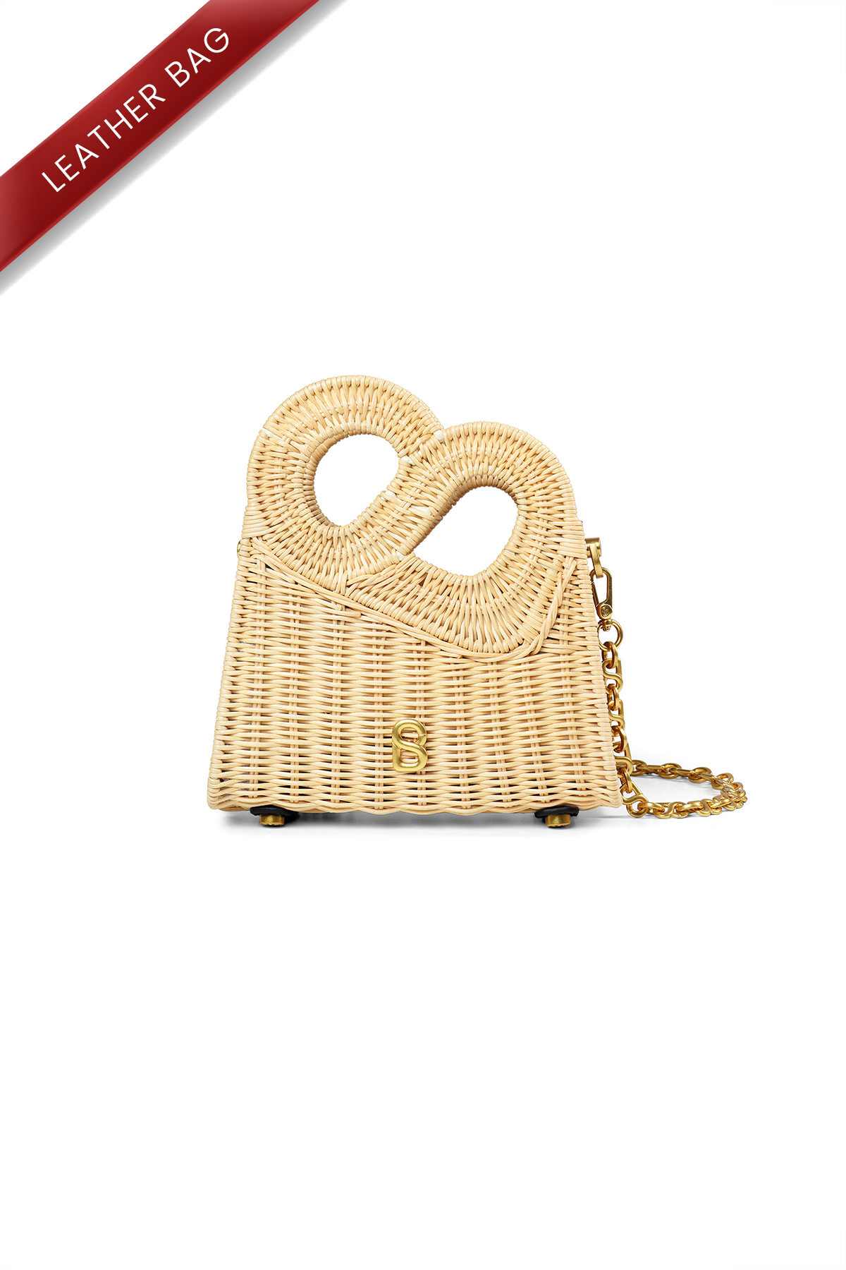 Hold Me Rattan Bag Small - Black