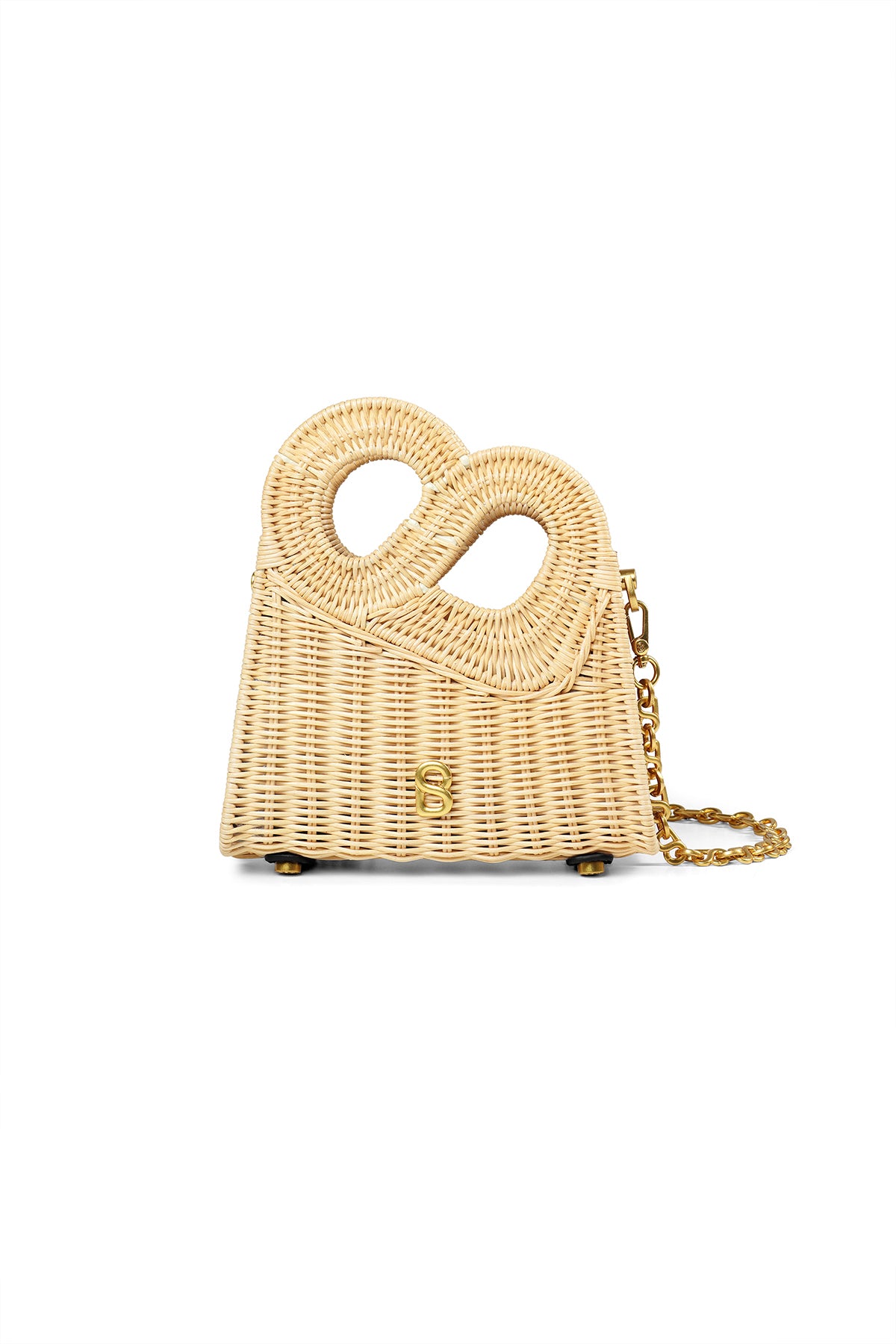 Hold Me Rattan Bag Small - Black