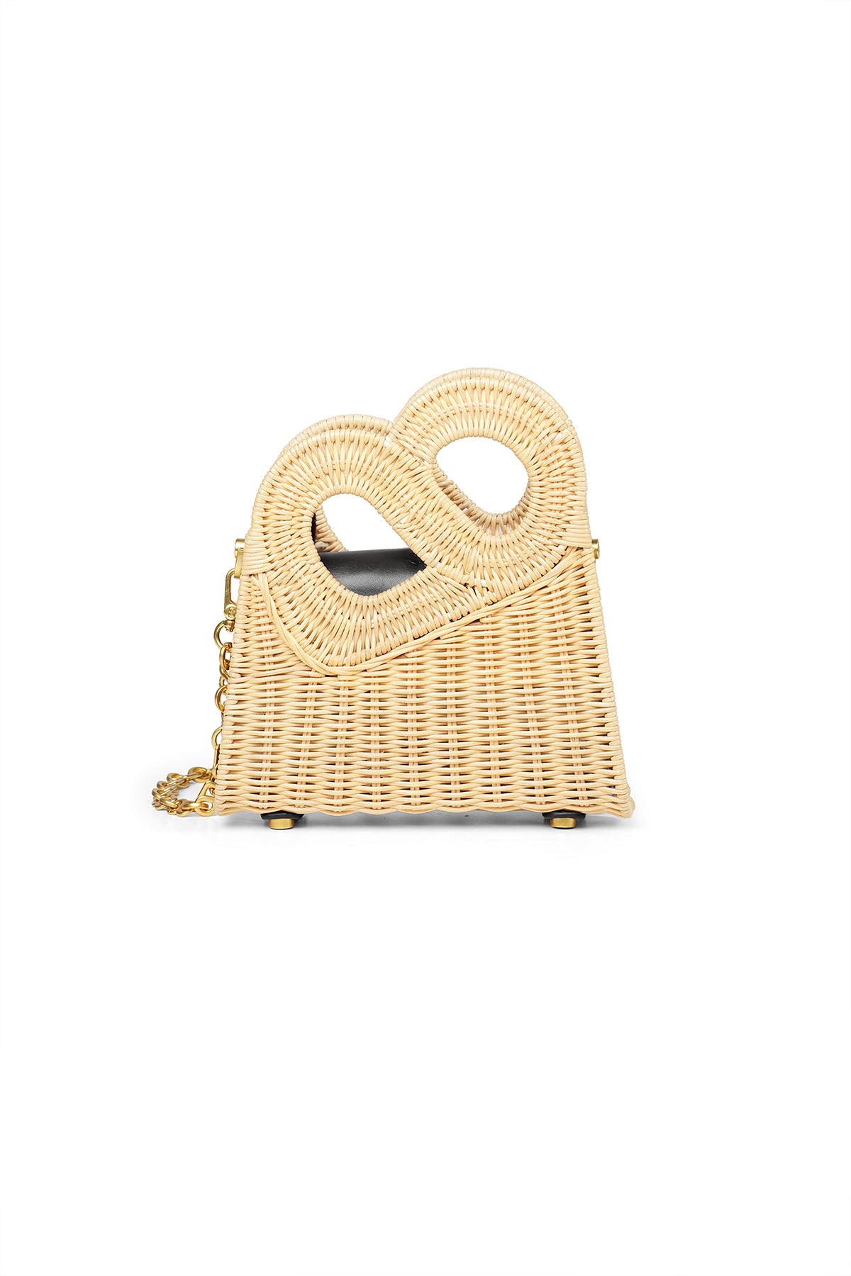 Hold Me Rattan Bag Small - Black