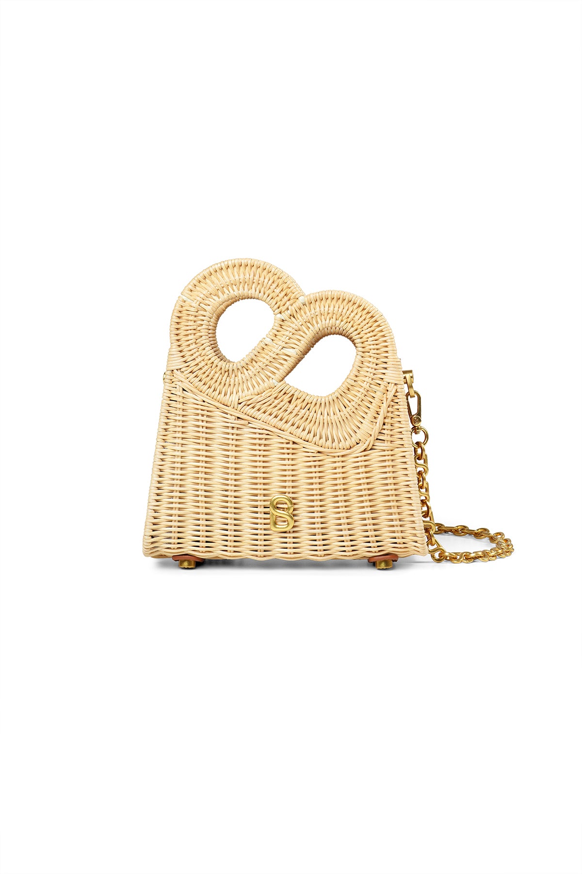 Hold Me Rattan Bag Small - Caramel