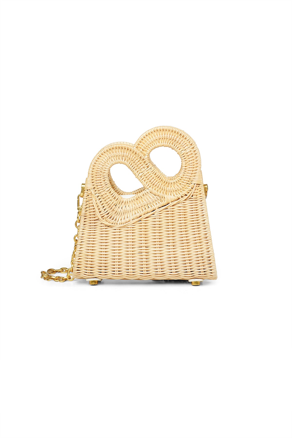 Hold Me Rattan Bag Small - White