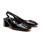 Jane Slingback Pump - Black