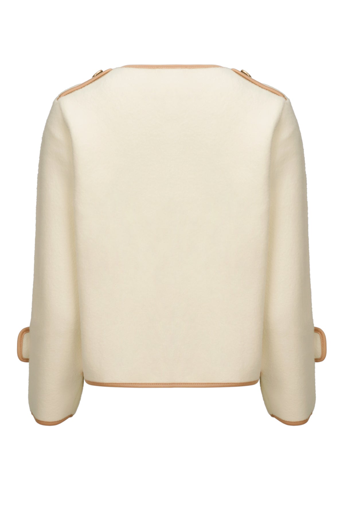 Jenny Cropped Coat - Beige