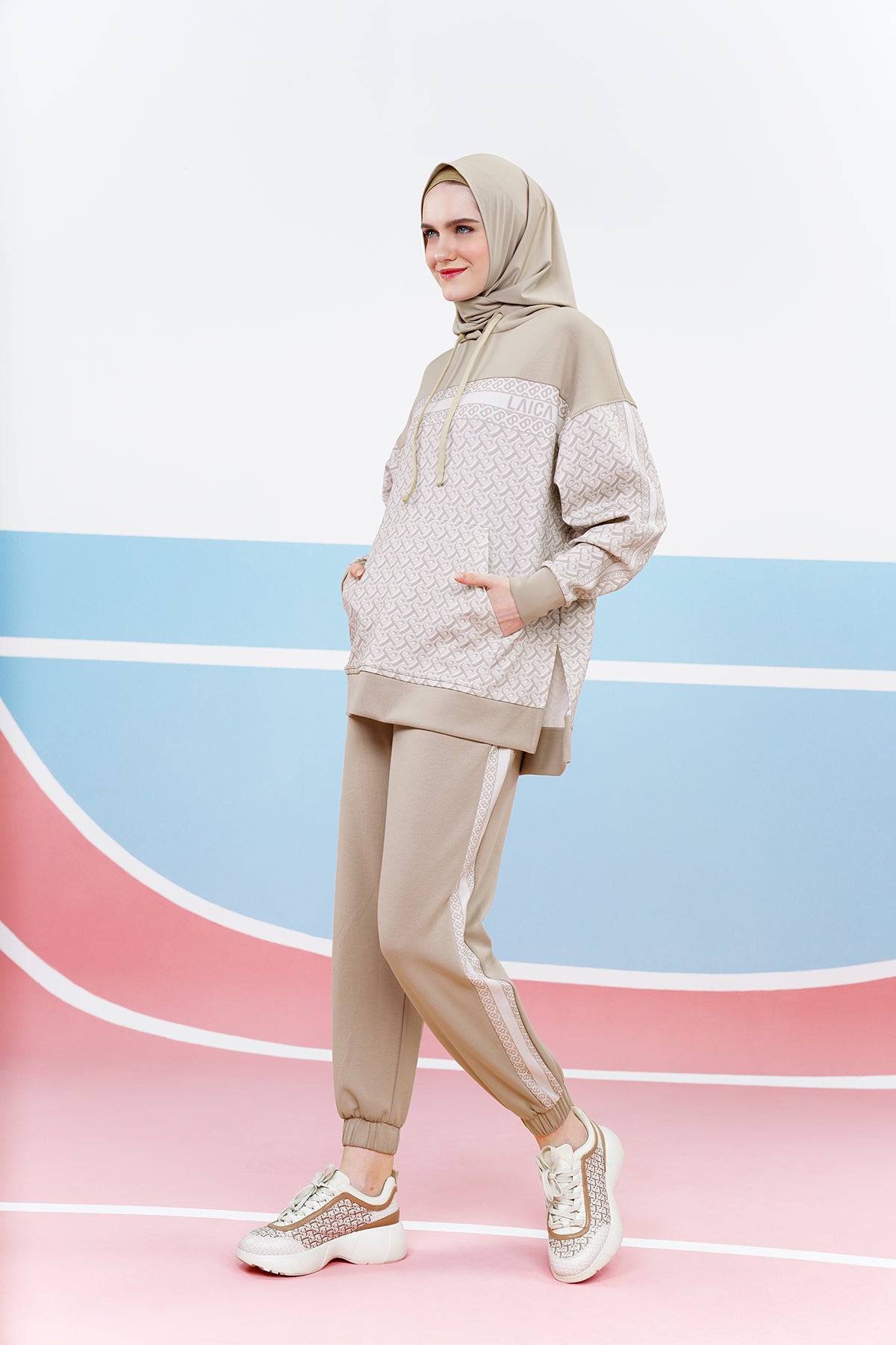 Athleisure Jogger - Beige