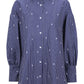 Ligna Loose Woman Shirt - Navy