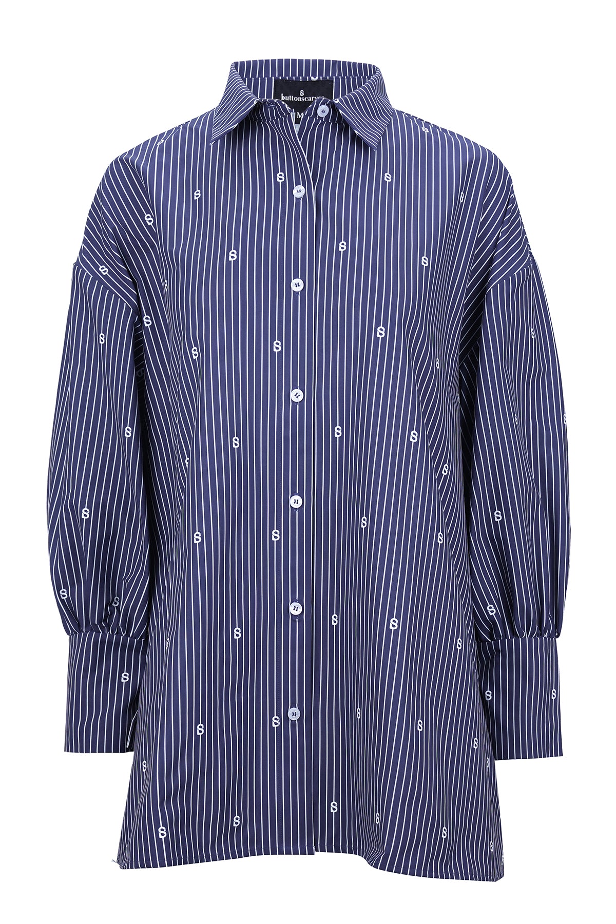 Ligna Loose Woman Shirt - Navy