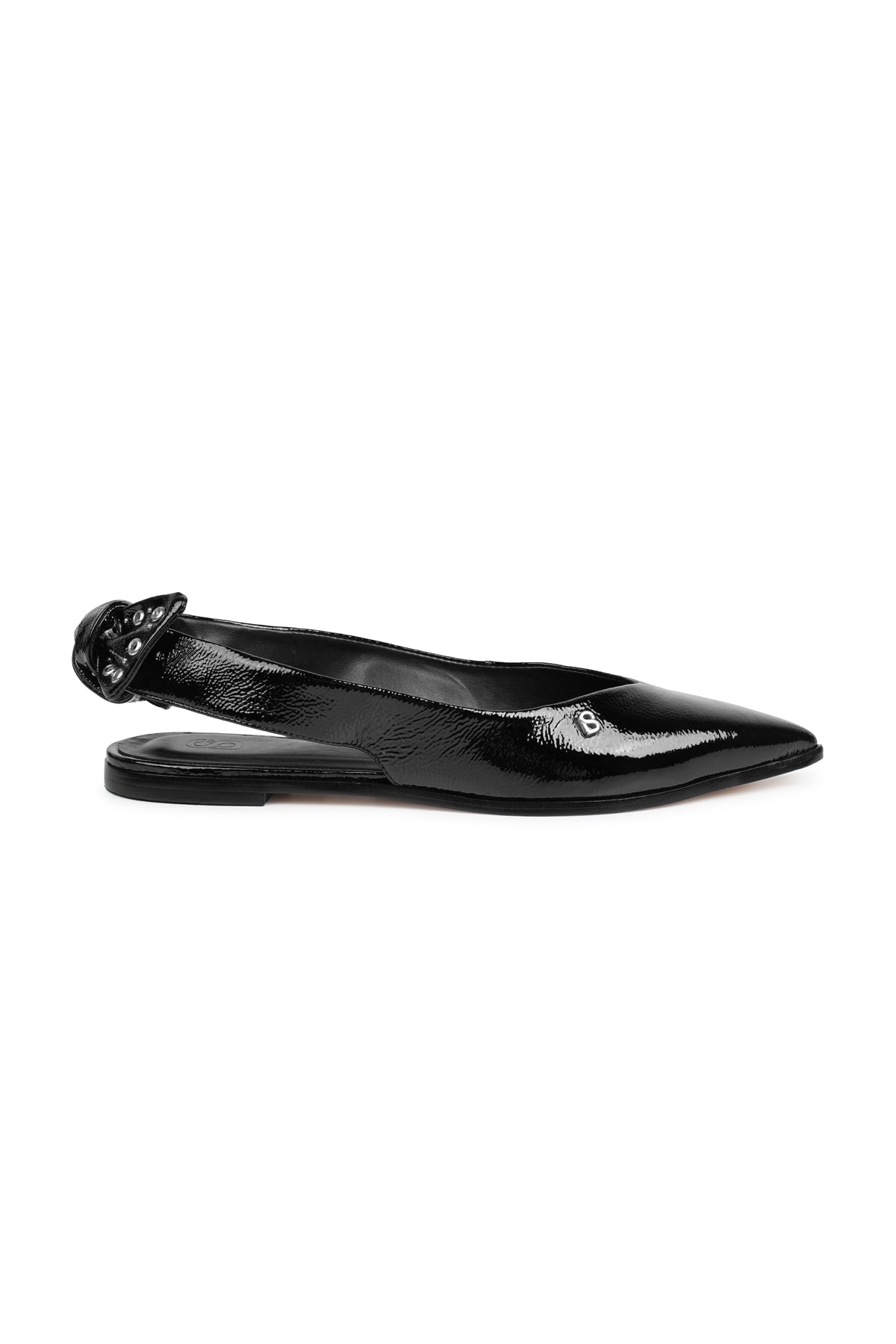 Lola Slingback Shoes - Black