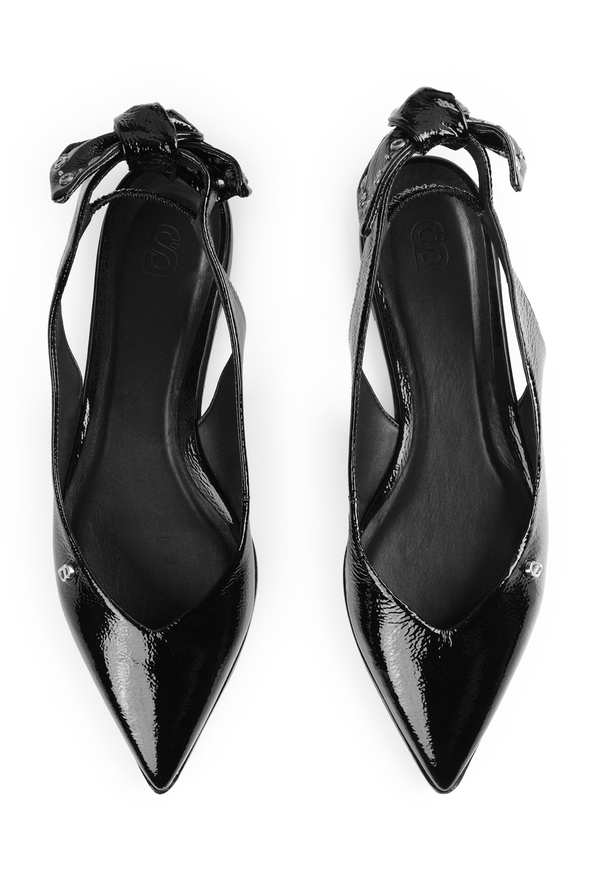 Lola Slingback Shoes - Black