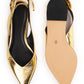 Lola Slingback Shoes - Gold