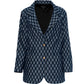 Monogram Blazer Denim - Blue