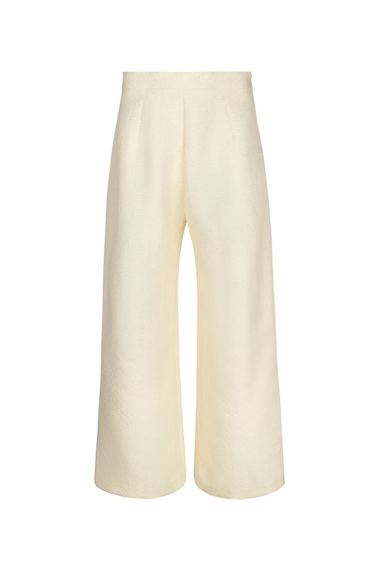 Monogram Luna Pants - Ivory