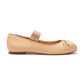 Nara Ballerina Shoes - Beige