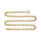 Oval Chain Belt - Gold