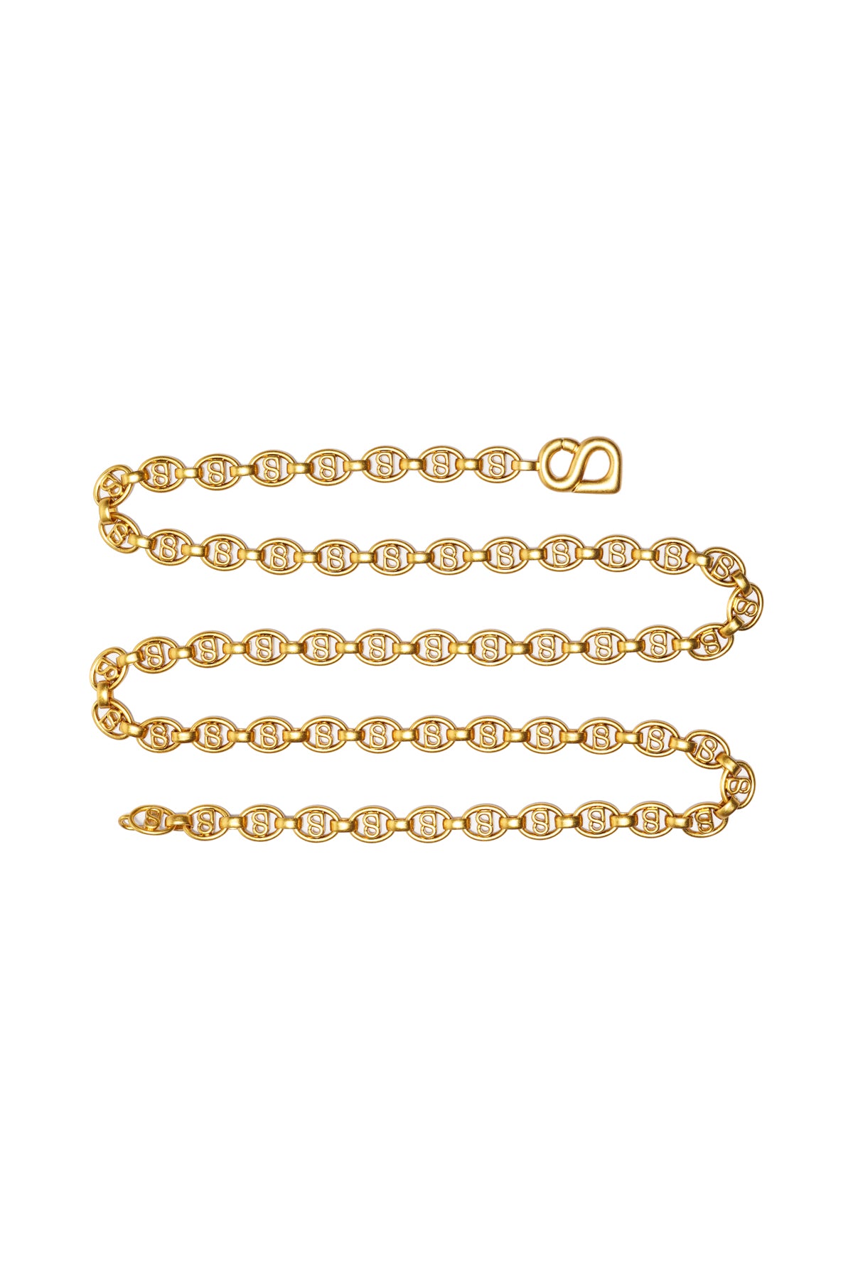 Oval Chain Belt - Gold